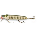 Lucky Strike  Wooden Plug Lure (Green Strip)